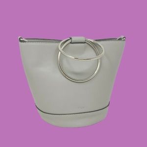 CoLab Grey Tote Bucket Bag